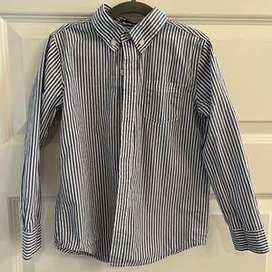 Janie and Jack striped dress shirt size 5 EUC
